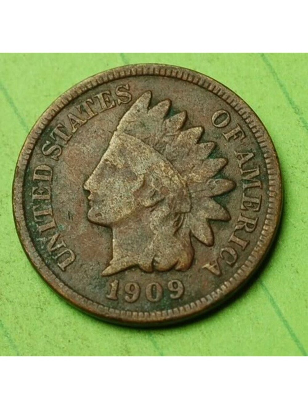 X420 1909 Indian Head Cent Penny 1c - Check Out Our Store old coin